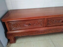 祥瑞嘉缘菠萝格实木电视柜中式小户型客厅地柜古典雕花储物金花梨木电视柜 花梨色 1.4米*宽42*高41 实拍图