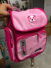 迪帅儿童书包小学生男童一二三到六年级女孩防水护脊双肩背包轻便减负 玫红 大号3-6年级 实拍图