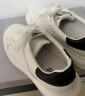 百思图（BASTO）小白鞋男潮流时尚百搭厚底休闲皮鞋男士板鞋20861AM1白色42 实拍图
