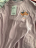 真维斯（Jeanswest）纯棉短袖t恤女装夏季新款宽松大码打底衫女半袖小个子时尚上衣服 香芋紫 好柿发生_K M 实拍图