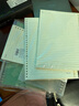 得力大号活页本60张笔记本文具不硌手8孔活页纸外壳加厚方格可拆卸替芯横线简约大学生考研错题作业本 【横线款】A5/8孔 白色120页 实拍图