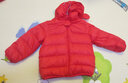 童泰婴儿衣服宝宝羽绒服1-4岁男童女童白鸭绒轻薄羽绒外套上衣 红色 110 cm 实拍图