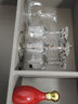 格娜斯 红酒杯套装家用醒酒器红酒高脚杯欧式杯架葡萄酒杯酒具高档轻奢 浪漫款水晶红酒杯4只+瀑布醒酒器 实拍图
