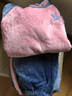 歌佰芬冬季珊瑚绒睡衣女秋冬款长袖圆领套装保暖加厚加绒韩版休闲家居服 D64921豆粉 L 女（100-115斤） 实拍图