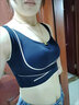 大美兔性感文胸小胸聚拢收副乳防下垂女士运动内衣大码侧扣调整型防震 两件装：黑色+黑色 XXL（140-160斤） 实拍图