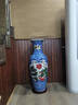垚罄 陶瓷粉彩落地大花瓶客厅工艺品摆件花艺 1米大花瓶酒店企业 连年有余 蓝款  90cm单根 配底座 实拍图