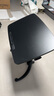 Frankwood站立式升降折叠笔记本电脑桌工作台懒人床边学习书桌移动沙发桌子 黑色FWS16-02 实拍图