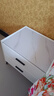 轻奢岩板床头柜卧室床头柜简约现代主卧家用储物收纳柜整装床边柜 米白色（双抽）48cm高 50cm宽*40cm厚 实拍图