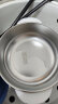 日康儿童餐具 婴儿辅食碗宝宝碗 316不锈钢吸盘碗 蓝色 RK-C1011-1 实拍图