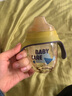 babycare 学饮吸管杯婴儿6个月+ 重力球鸭嘴吸管杯耐摔防漏宝宝儿童水杯 【双杯盖含背带 -PPSU】蒙因蓝 实拍图