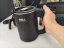 南极人便携式烧水壶迷你电热水壶小型烧水壶旅行办公室学生宿舍酒店开水壶家用快烧壶0.8L壶 【保温功能】星光白（限量色） 0.8L 实拍图