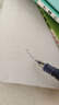 白雪（snowhite）直液式钢笔小学生3-6年级免换墨囊练字书法成人签字笔美工硬笔书法练字大容量速干FP10 可擦蓝色12支 EF尖0.38mm 实拍图