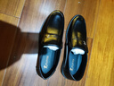 啄木鸟官方温州真皮男式软底皮鞋春秋软面透气舒服正装平底黑色男士商务 优雅黑25(真皮款)旗舰 38 实拍图