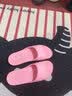 KENROLL科柔浴室防滑拖鞋男女情侣家居老人孕妇夏季舒适透气不闷脚凉拖 A款-暖粉色 39-40 (250mm) 实拍图
