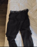 京东京造 运动套装四件套男 薄绒保暖  健身长袖T恤外套篮球服 黑色 3XL  实拍图