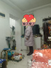 雪中飞【成毅推荐】时尚狐狸毛领交叉飘带温暖大毛领防风女士羽绒服 幻梦紫|6138 L 170/92A 实拍图