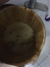 蔚风 木桶泡脚桶实木加厚足浴盆洗脚桶按摩养生桶 26cm高双耳平底桶 实拍图
