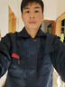 领灿 劳保工作服男装耐脏耐磨男士工服春秋工装套装工服长袖上衣定制 丝A518藏蓝 M /165【100-120斤】 套装 实拍图