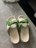 花花公子（PLAYBOY）拖鞋女夏季凉鞋女外穿时尚休闲凉拖女士沙滩鞋 1564 绿色 37 实拍图