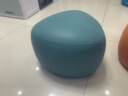 比尔迪（BIERDI）家用矮凳坐墩客厅创意软座沙发凳皮墩子沙发凳软座门口换鞋凳脚凳 翠绿色【硅胶皮】 26cm 小号【坐面40*高度26】 实拍图