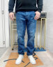 海澜之家（HLA）牛仔裤轻商务时尚系列保暖裤子男冬 牛仔蓝过渡色（深）73 170/80A(M)推荐61-65kg 晒单实拍图