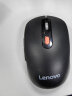 联想(Lenovo) 无线蓝牙双模鼠标 蓝牙5.0/3.0 便携办公鼠标 人体工程学设计 Howard黑色 实拍图
