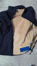 真维斯（Jeanswest）羊羔绒外套男秋冬季加绒加厚摇粒绒抓绒衣休闲连帽夹克男装WW889 蓝色【加厚羊羔绒】 3XL 实拍图