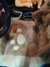 艾布与棉花汽车坐垫冬季加绒保暖一体式车坐垫后排可爱车内毛绒座椅加热垫子 领结熊一体式坐垫【三件套】 实拍图