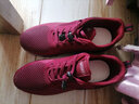 新款老人鞋女士春秋闰月妈妈鞋中老年健步鞋男软底网面休闲运动鞋 2901枣红女四季款轻便舒适 40 标准尺码 实拍图