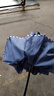 天堂伞强效拒水雨伞防风加固十骨大伞三折便携商务雨伞男女士 10骨新款大伞-兰灰 实拍图