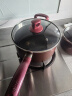 炊大皇（COOKER KING） 溢彩不粘奶锅不易糊底泡面锅煮奶锅宝宝婴儿辅食锅热牛奶小奶锅 溢彩奶锅（带附耳） 22cm 4.1L 实拍图