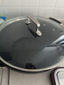 酷彩（Le Creuset）不粘浅煎盘20/22/26/30cm平底锅煎烤锅家用不粘锅电磁炉燃气通用 30*9厘米不粘炒锅硅胶手柄 30cm 实拍图
