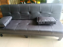 柚公馆沙发床可折叠两用多功能小户型门店办公室2米客厅三人沙发床速发 长度1.4米 带扶手 双人位 黑色 实拍图