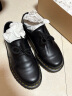 马丁（DR.MARTENS）1461 Bex女款秋季气质通勤光面皮黑色小厚底单鞋 黑色 38 实拍图