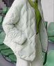 坦博尔羽绒服女短款时尚菱格收腰宽松保暖女士外套TD238268 甜酒绿 170  实拍图