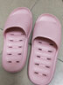 小白丫软底夏浴室拖鞋女按摩抗菌舒适防滑日式简约家居情侣洗澡凉拖鞋Y8 A7灰色41-42适合40-41脚码 实拍图
