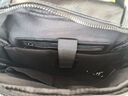 左森ZUOSEN双肩包男式背包皮包电脑包学生书包休闲旅行包 新款潮男 黑色 实拍图