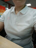 361°运动翻领t恤男2026年春夏季新款休闲透气短袖情侣POLO衫 【女款】本白 3XL 实拍图