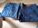 娴妃 【2件装】夏季薄款牛仔短裤男士宽松休闲大码工作裤直筒五分马裤 021深色+009浅蓝 【2件装】 40 码【腰围3尺】180~205斤 实拍图