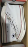匡威（Converse）1970s 经典三星标高帮鞋情侣运动鞋学生鞋休闲帆布鞋男女鞋多巴胺 162056C 白高 38 /5.5 实拍图