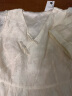 衣香丽影新中式旗袍连衣裙女夏季高级感气质蕾丝立领裙子 米色-V领(31) S 晒单实拍图