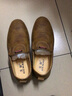 戈耐休闲皮鞋男士牛筋底一脚蹬懒人爸爸豆豆鞋春秋季透气潮流男鞋子男 黄棕色 38 码 (240mm) 实拍图
