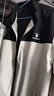 花花公子（PLAYBOY）夹克男士外套男装春秋季休闲立领潮流上衣服 米白 XL 实拍图