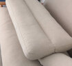 源氏木语实木沙发床折叠两用日式小户型橡木客厅家用伸缩布艺沙发2.13m白 晒单实拍图