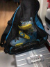 米高 轮滑鞋S7儿童花样溜冰鞋全套装平花鞋可调直排轮花式旱冰鞋 蓝色单鞋 S(29-32) 实拍图