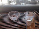 容山堂 描金玻璃茶杯 加厚锤目纹个人杯品茗杯 功夫茶具 锤目金星茶杯-乐事 实拍图