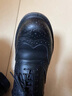 代尔塔 商务劳保鞋男 行政英伦安全鞋 防砸耐磨防滑皮鞋 工作鞋 301348 黑色 40 实拍图