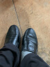 普戈斯厨师鞋男防滑防水防油厨房专用鞋男生小黑鞋皮鞋上班 1006黑色 42 实拍图