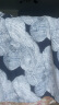 皮尔卡丹（pierre cardin）2024夏季新款女气质水墨画V领长裙设计感气质宽松遮肚显瘦连衣裙 图片色 XL(115-125斤拍) 晒单实拍图