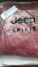 JEEP SPIRIT吉普休闲t恤男长袖圆领加绒加厚卫衣秋冬保暖男士打底套头衫6106 红色 XL码 实拍图